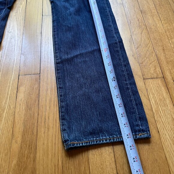 Vintage Levi's Mens W34 L34 Blue 501 Original Fit Button Fly Denim Jeans - Picture 10 of 16